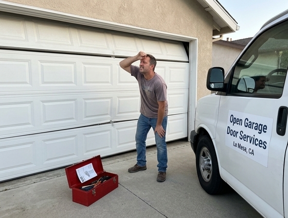 Garage Door Won't Open in La Mesa